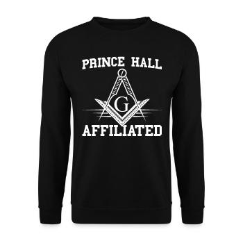 Angles et boussoles maçonniques FRANC-maçon Prince Hall - Sweat-shirt Unisexe - noir - Devant - Alina (178cm) & Michal (187cm)