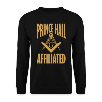 Angles et boussoles maçonniques FRANC-maçon Prince Hall - Sweat-shirt Unisexe - noir - Devant - Alina (178cm) & Michal (187cm)