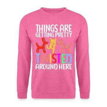 Ballontier Balloon Twisting - Unisex Pullover - Pink - Vorne