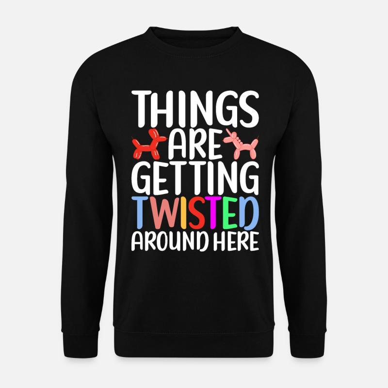 Balloon Animal Balloon Twisting - Unisex Sweatshirt - black