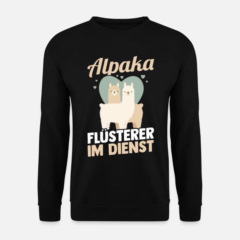 Alpaca Whisperer - Unisex Sweatshirt - black