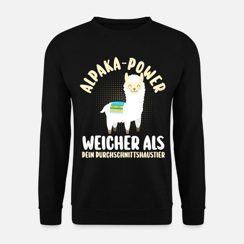 Alpaca - Unisex Sweatshirt - black