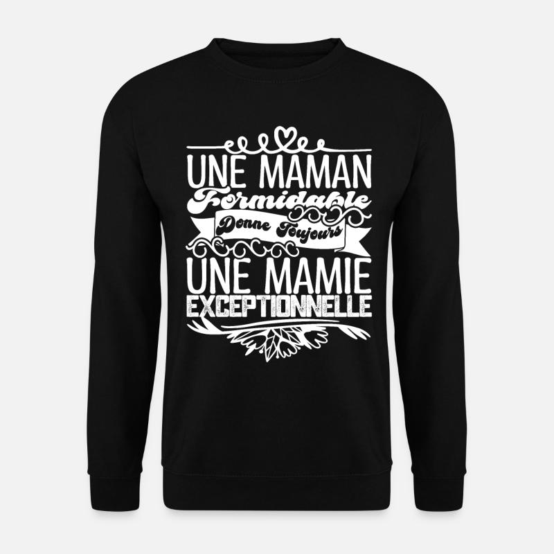Oma-Geschenk - Eine außergewöhnliche Oma. - Unisex Pullover - Schwarz