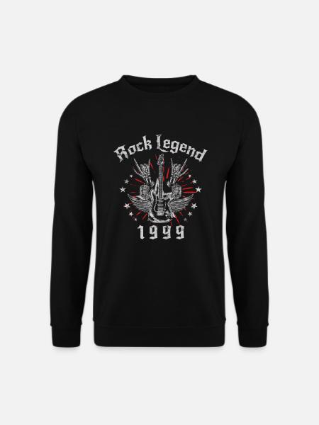 1999 Birthday Rock Legends Guitar - Unisex Sweatshirt - black