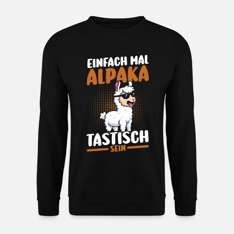 Alpaca - Unisex Sweatshirt - black