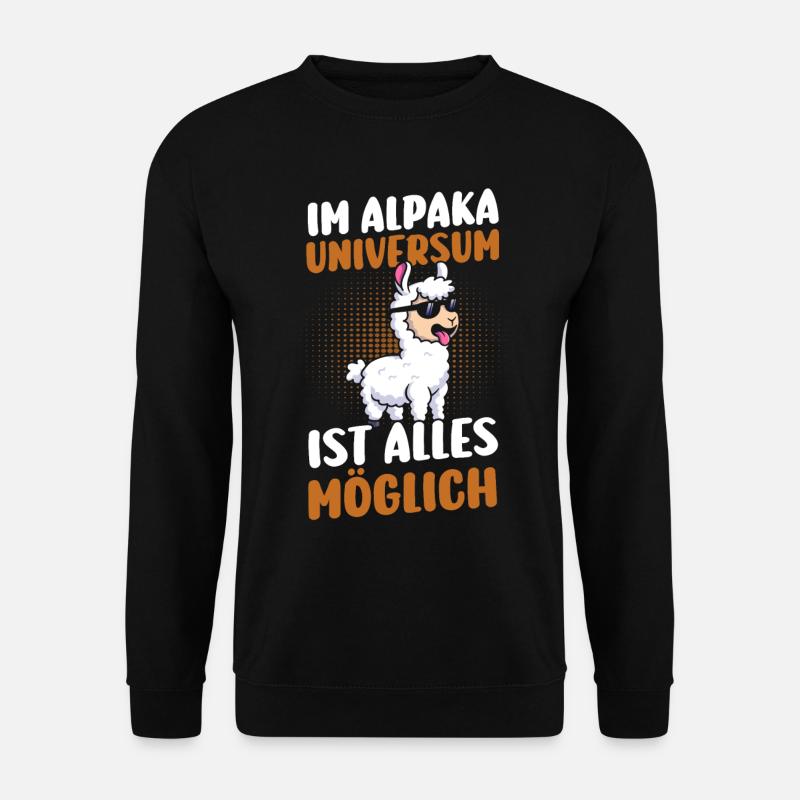 Alpaca - Unisex Sweatshirt - black