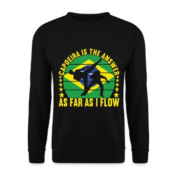 Capoeira Capoeirista - Unisex Sweatshirt - black - Front - Alina (178cm) & Michal (187cm)