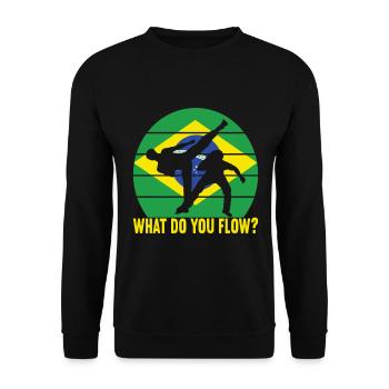 Capoeira Capoeirista - Unisex Sweatshirt - black - Front - Alina (178cm) & Michal (187cm)