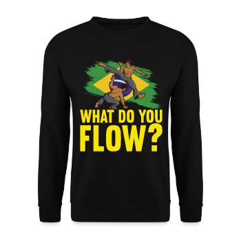 Capoeira Capoeirista - Unisex Sweatshirt - black - Front - Alina (178cm) & Michal (187cm)