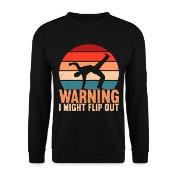 Capoeira Capoeirista - Unisex Sweatshirt - black - Front - Alina (178cm) & Michal (187cm)