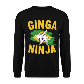 Capoeira Capoeirista - Unisex Sweatshirt - black - Front - Alina (178cm) & Michal (187cm)