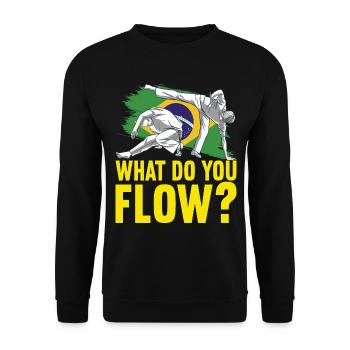 Capoeira Capoeirista - Unisex Sweatshirt - black - Front - Alina (178cm) & Michal (187cm)