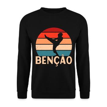 Capoeira Capoeirista - Unisex Sweatshirt - black - Front - Alina (178cm) & Michal (187cm)