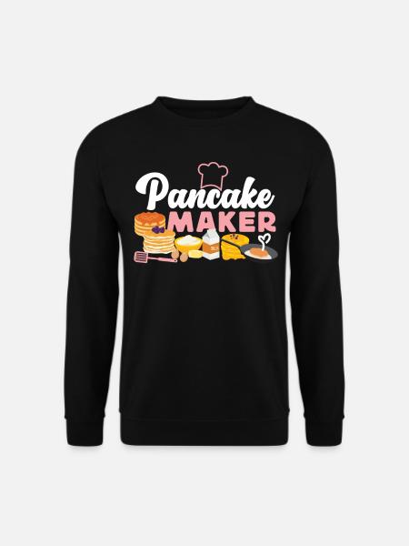 Pancake Lover Kids Pancake Maker - Unisex Pullover - Schwarz