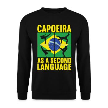Capoeira Capoeirista - Unisex Pullover - Schwarz - Vorne - Alina (178cm) & Michal (187cm)