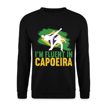Capoeira Capoeirista - Unisex Sweatshirt - black - Front - Alina (178cm) & Michal (187cm)