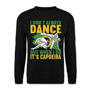 Capoeira Capoeirista - Unisex Sweatshirt - black - Front - Alina (178cm) & Michal (187cm)