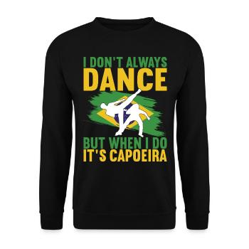 Capoeira Capoeirista - Unisex Pullover - Schwarz - Vorne - Alina (178cm) & Michal (187cm)