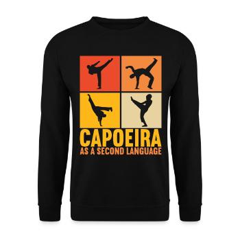 Capoeira Capoeirista - Unisex Sweatshirt - black - Front - Alina (178cm) & Michal (187cm)