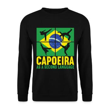 Capoeira Capoeirista - Unisex Sweatshirt - black - Front - Alina (178cm) & Michal (187cm)