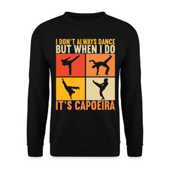 Capoeira Capoeirista - Sweat-shirt Unisexe - noir - Devant - Alina (178cm) & Michal (187cm)