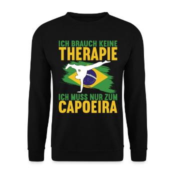 Capoeira Capoeirista - Unisex Pullover - Schwarz - Vorne - Alina (178cm) & Michal (187cm)