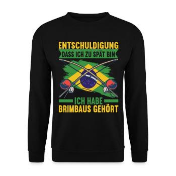 Capoeira Capoeirista - Unisex Sweatshirt - black - Front - Alina (178cm) & Michal (187cm)