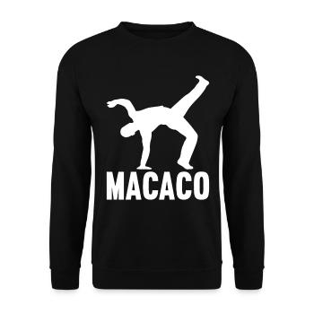 Capoeira Capoeirista - Sweat-shirt Unisexe - noir - Devant - Alina (178cm) & Michal (187cm)