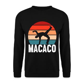 Capoeira Capoeirista - Unisex Sweatshirt - black - Front - Alina (178cm) & Michal (187cm)