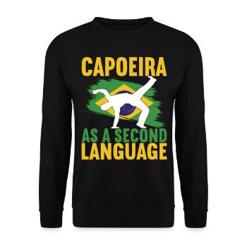 Capoeira Capoeirista - Sweat-shirt Unisexe - noir - Devant - Alina (178cm) & Michal (187cm)