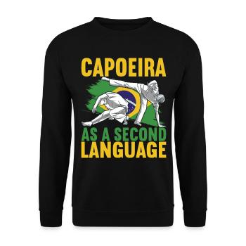 Capoeira Capoeirista - Unisex Pullover - Schwarz - Vorne - Alina (178cm) & Michal (187cm)