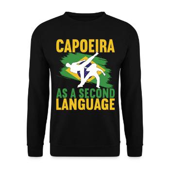 Capoeira Capoeirista - Unisex Sweatshirt - black - Front - Alina (178cm) & Michal (187cm)