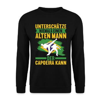Capoeira Capoeirista - Unisex Pullover - Schwarz - Vorne - Alina (178cm) & Michal (187cm)