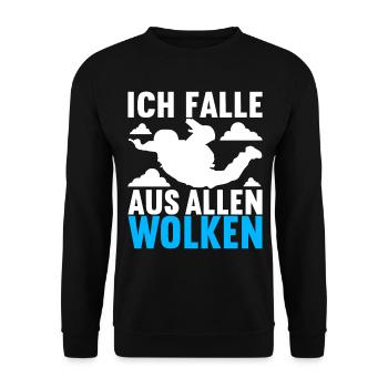 Parachutiste Parachutiste - Sweat-shirt Unisexe - noir - Devant - Alina (178cm) & Michal (187cm)