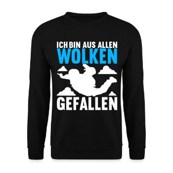 Parachutiste Parachutiste - Sweat-shirt Unisexe - noir - Devant - Alina (178cm) & Michal (187cm)