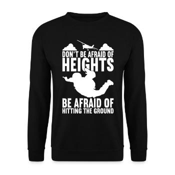 Parachutiste Parachutiste - Sweat-shirt Unisexe - noir - Devant - Alina (178cm) & Michal (187cm)