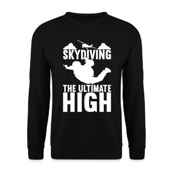 Parachutiste Parachutiste - Sweat-shirt Unisexe - noir - Devant - Alina (178cm) & Michal (187cm)