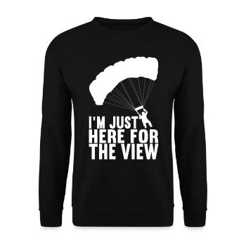 Parachutiste Parachutiste - Sweat-shirt Unisexe - noir - Devant - Alina (178cm) & Michal (187cm)