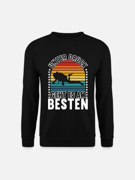 Diver Diving - Unisex Sweatshirt - black