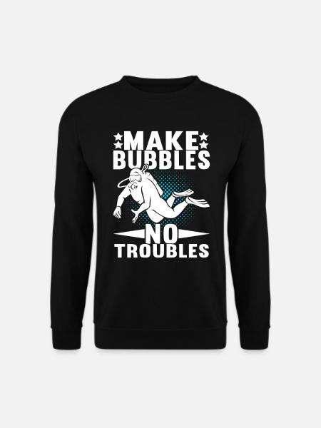 Diver Diving - Unisex Sweatshirt - black