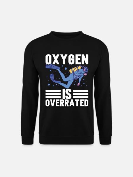 Taucher Tauchen - Unisex Pullover - Schwarz