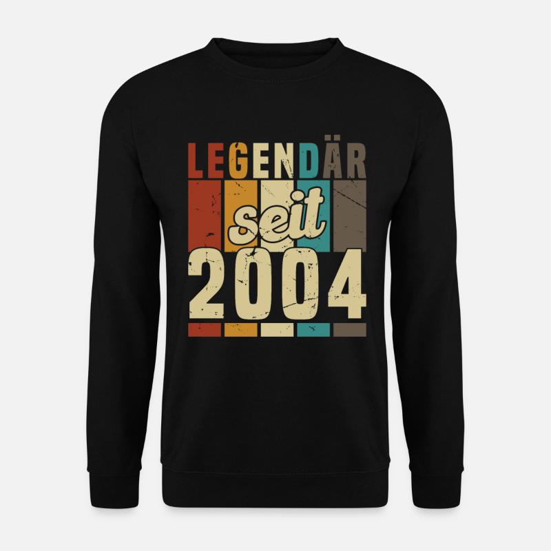 Legendär seit 2004 - Unisex Pullover - Schwarz