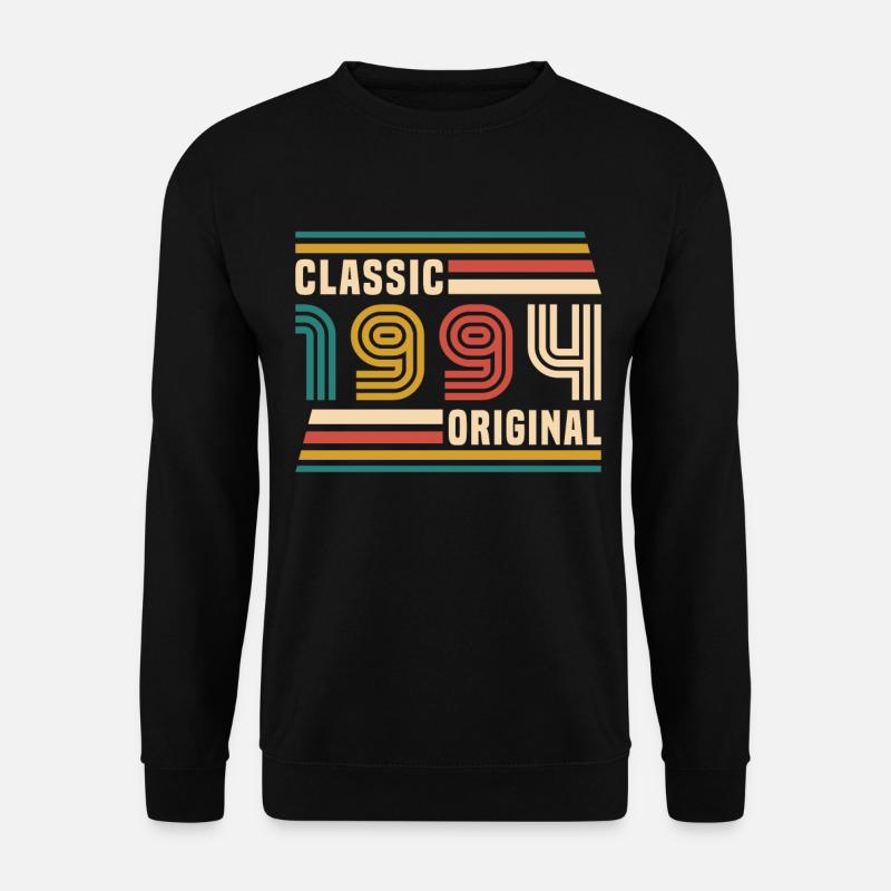 Geboren 1994 Classic Jahrgang Geburtstag Geschenk - Unisex Pullover - Schwarz