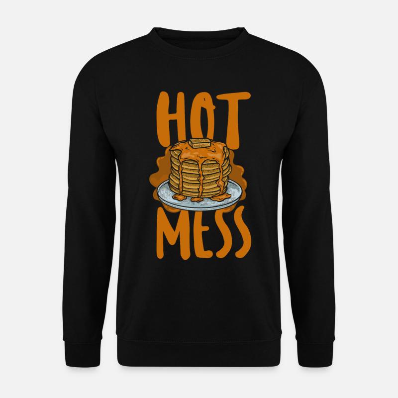 Pancake Lover Kids Hot Mess - Unisex Pullover - Schwarz