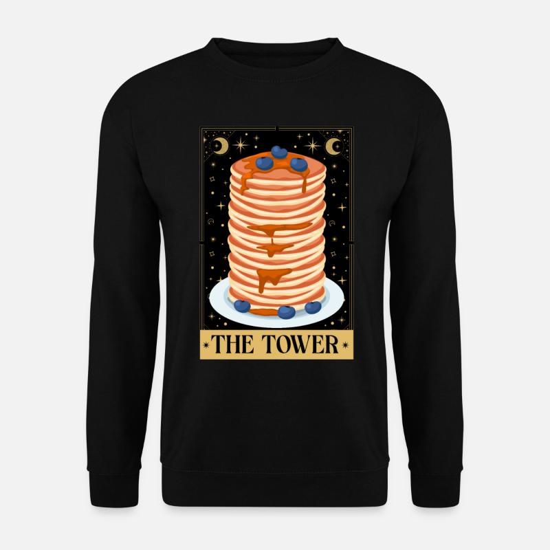 Pancake Lover Kids The Tower - Unisex Sweatshirt - black