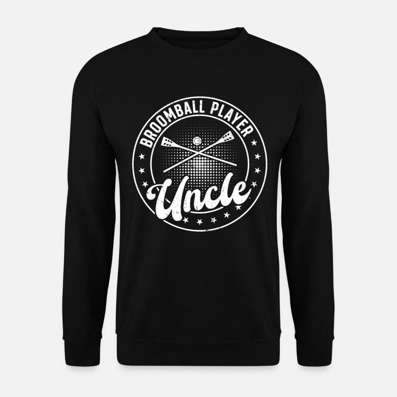 Broomball Player Uncle - Unisex Sweatshirt - black