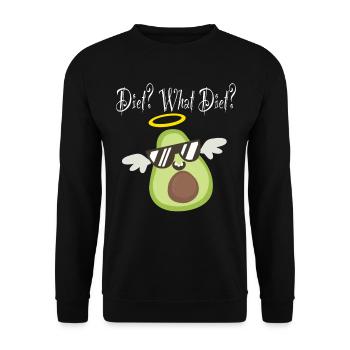 Régime alimentaire Quel régime Avocat Avocats Végétalien Végétalien Végétalien - Sweat-shirt Unisexe - noir - Devant - Alina (178cm) & Michal (187cm)