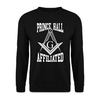 Angles et boussoles maçonniques FRANC-maçon Prince Hall - Sweat-shirt Unisexe - noir - Devant - Alina (178cm) & Michal (187cm)