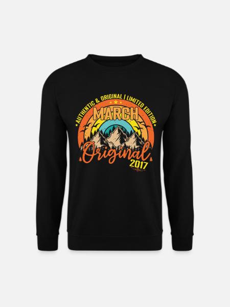 Mars 2017 Mars anniversaire 2017 Mars Originale - Sweat-shirt Unisexe - noir