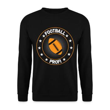 Football américain Football Joueur de football professionnel - Sweat-shirt Unisexe - noir - Devant - Alina (178cm) & Michal (187cm)